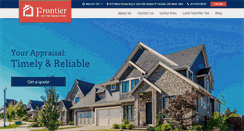 Desktop Screenshot of frontierappraiser.com